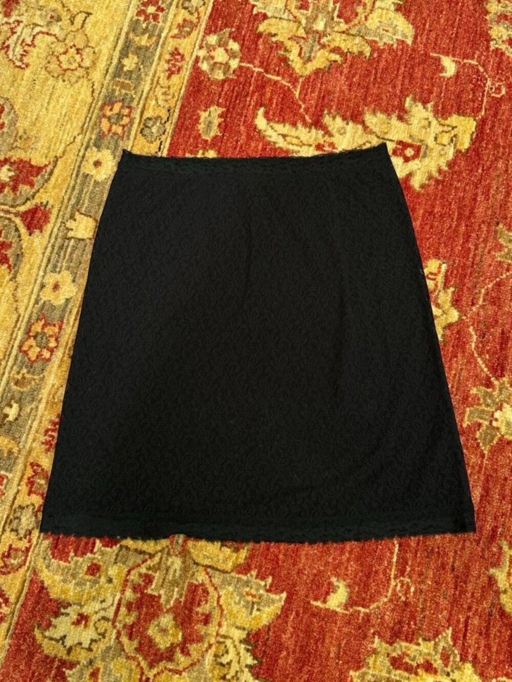 Black Lace Mini Skirt